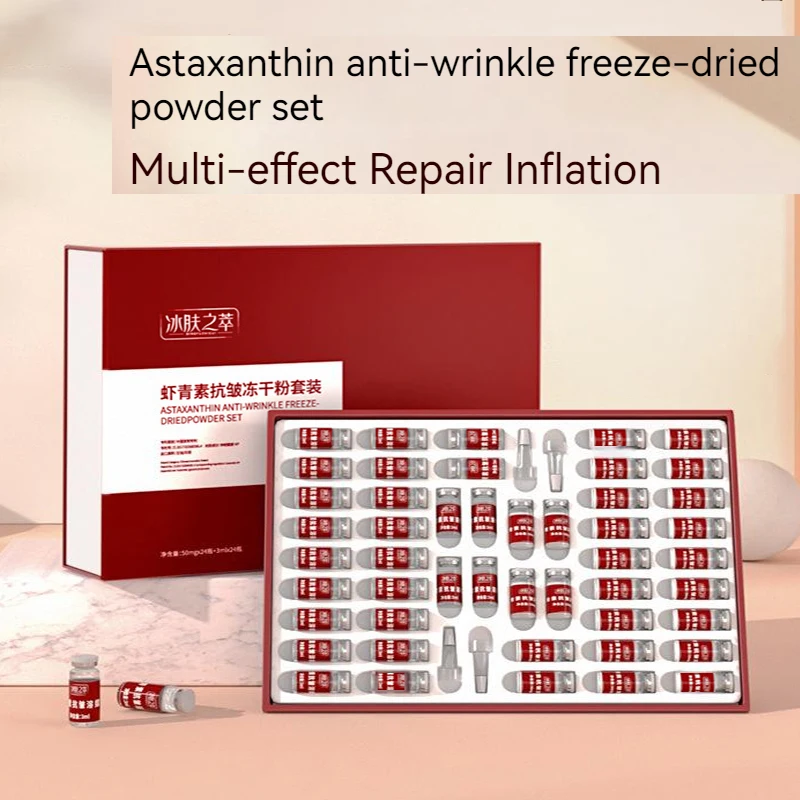 Face Essence Set Freeze-Dried Powder Whitening Moisturizing Anti-Wrinkle Anti-Aging Repairs Serum Korean Skin Care Products New
