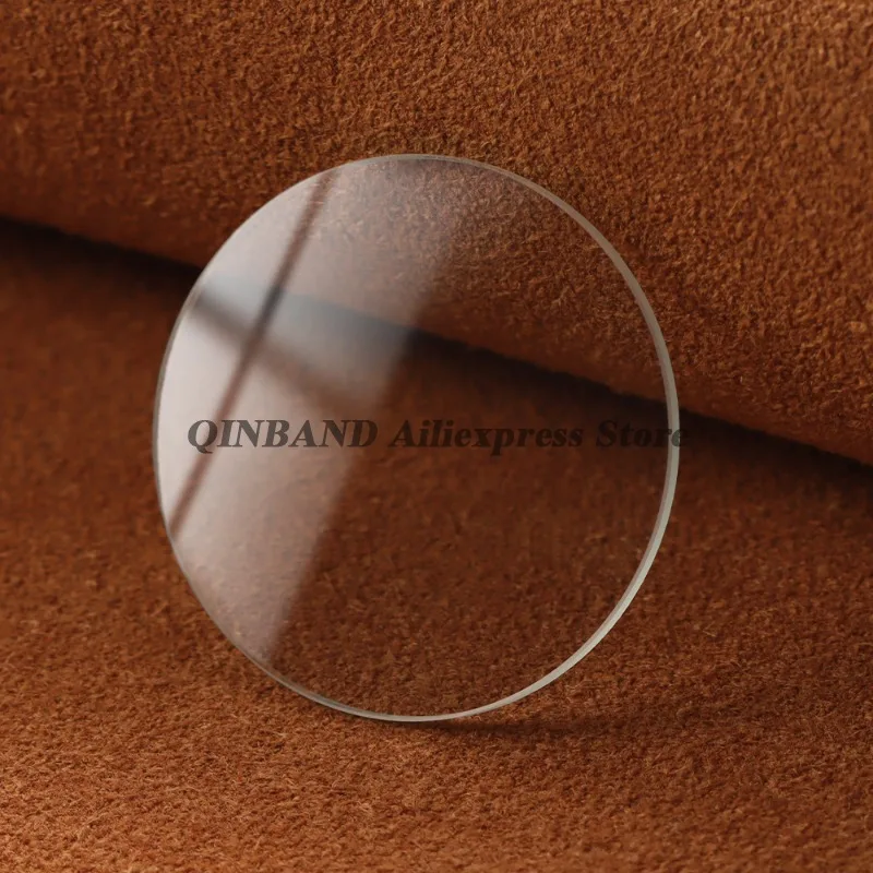 시계 유리 액세서리 1.5mm 선택 크기 27  38mm 플랫 미네랄 라운드 시계 유리 시계 수리 크리스탈 평면 코팅 유리 렌즈