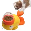 Dog Puzzle Feeder Interactive Pet Food Treat Dispenser Cartoon Duck Design Pet Snack Feeder for Dog Training Mental Enrichment 4