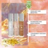 Eelhope Facial Highlighter Stick Set Party Ball Performance Makeup Roller Ball Liquid Fluorescent Highlighter Oil Body Glitter 3