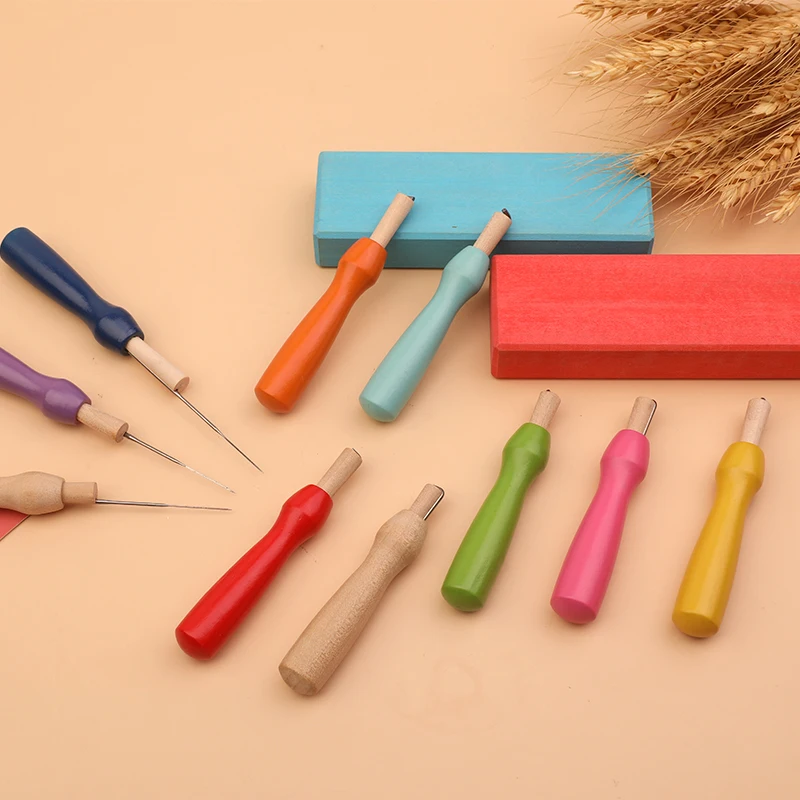 Wool Felting Needles Fenrry 1Pcs Wooden Handle Wool Felting Needles Tools Felting Needle DIY Tools Accessories for Handmade Needles Supplies