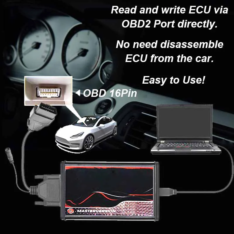 Broco KESS V2 V5.017 ECU OBD2 Programmierungs-Werkzeug Unbegrenzte Token Auto-Diagnosewerkzeug