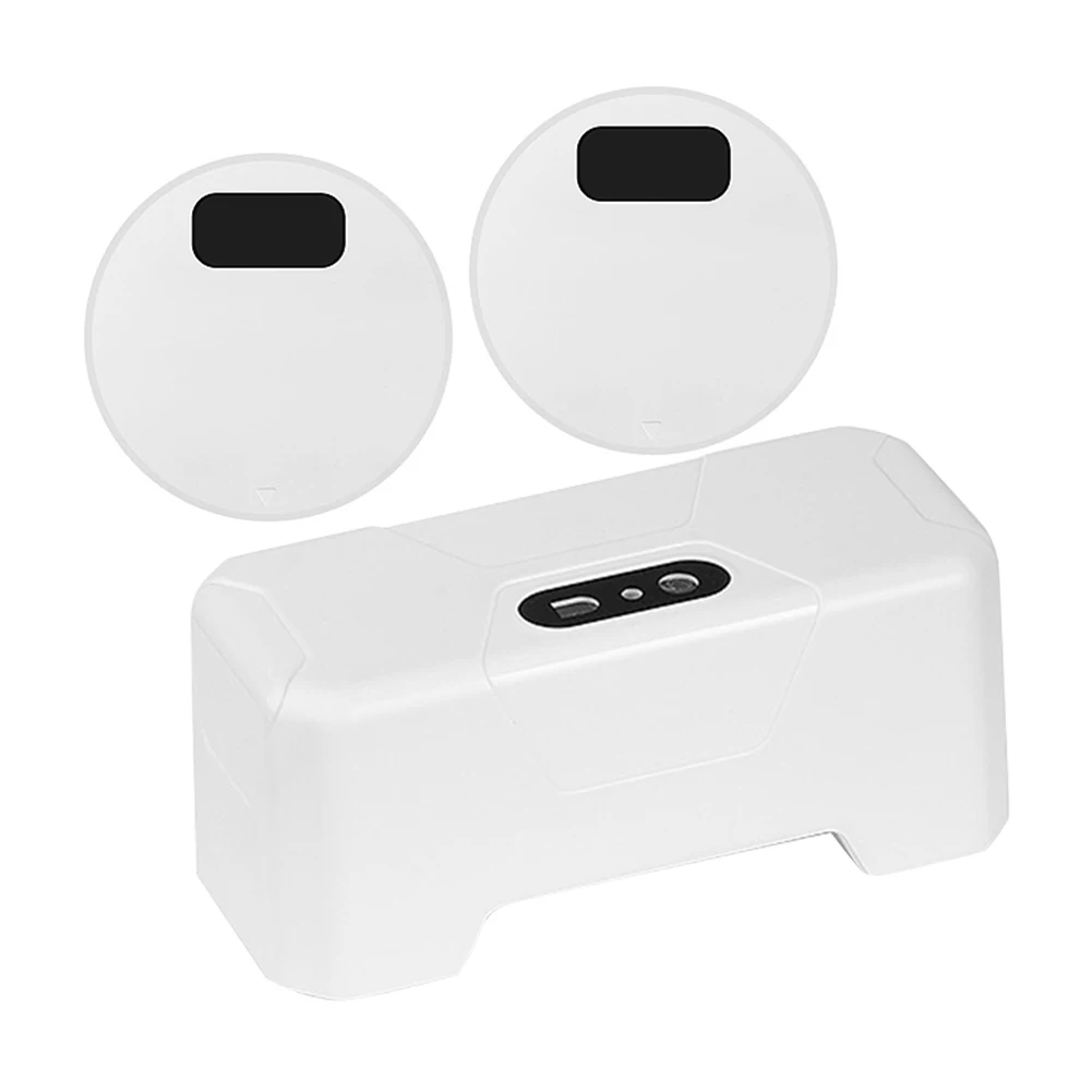 Toilets Flush Button Non-Contact Intelligent Toilets Flush Button Splash-proof with Wireless Transmitter for Home Hotel Bathroom