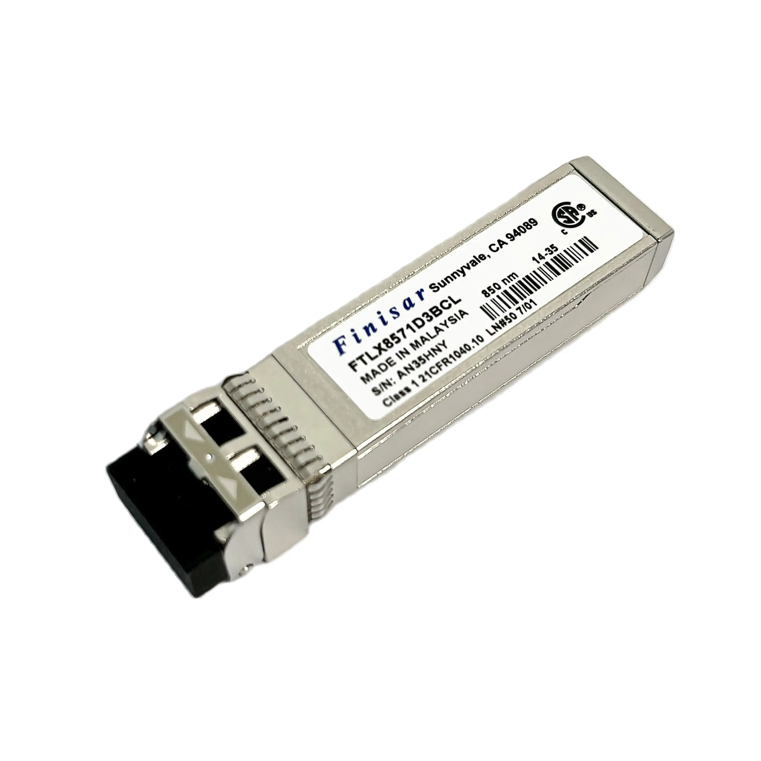 Finisar FTLX8571D3BCL SFP+SR/SW 10Gb/s 850nm Multimode SFP+ Transceiver *Free Shipping* finisar ftlx8571d3bcl sfp sr sw 10gb s 850nm multimode sfp transceiver free shipping