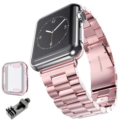 Premium Stainless Steel Case + Strap for iWatch Ultra 2 & Apple Watch Series - Sleek and Durable Design (P-P)