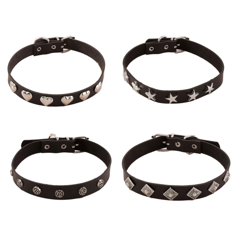 

Black Punk Choker Women Fashion Jewelry Collar Necklace Choker Neck Buckle Necklaces Jewelry Sexy Goth Choker Necklace