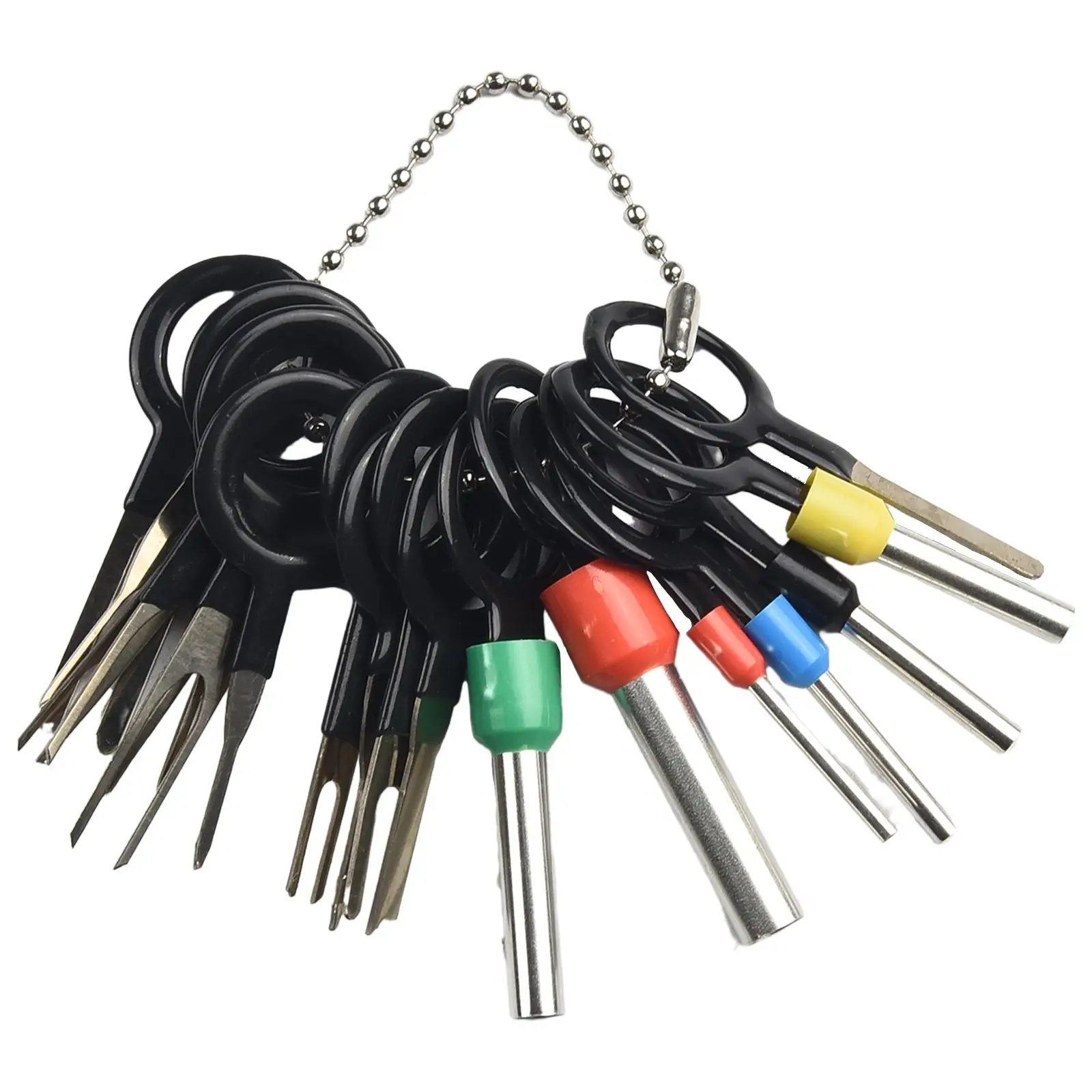 

Automotive Wire Terminal Removal Tool Efficient Car Wiring Crimp Connector Pin Kit 26 pcs Set Simplify Car Repair Process