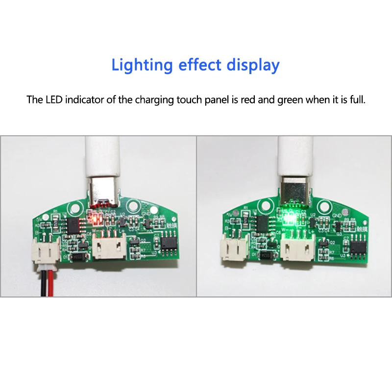 C 타입 테이블 램프 회로 기판, USB 충전, 3 기어 무단 디밍 LED 터치, 소형 야간 램프 제어 모듈, 1 개