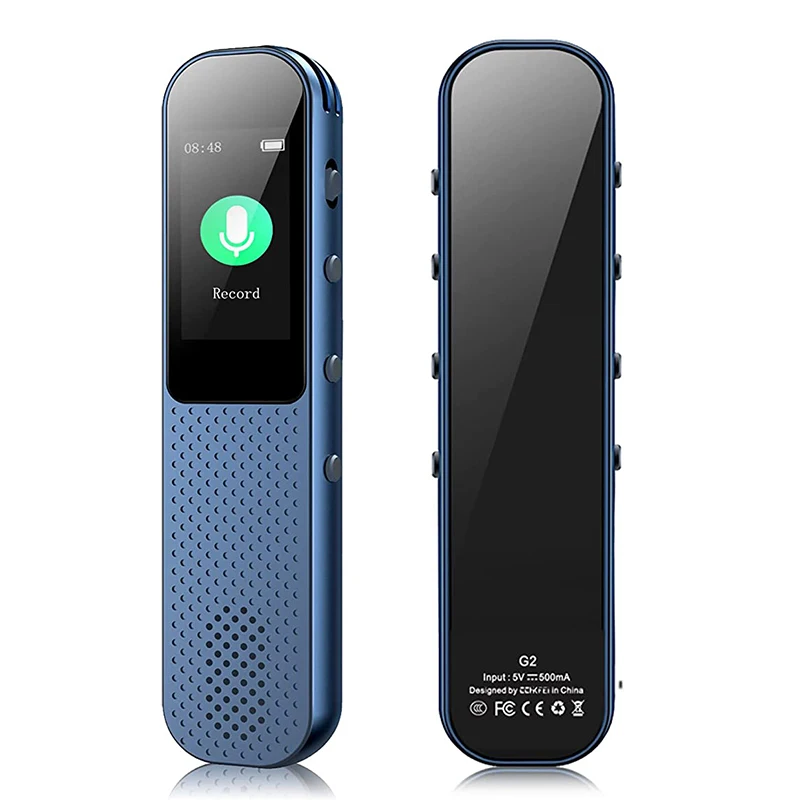

G2 Digital Voice Recorder with 64GB 3072Kbps Small Professional Voice Recorder with MP3 Player for Lectures Meeting Recorder Pen