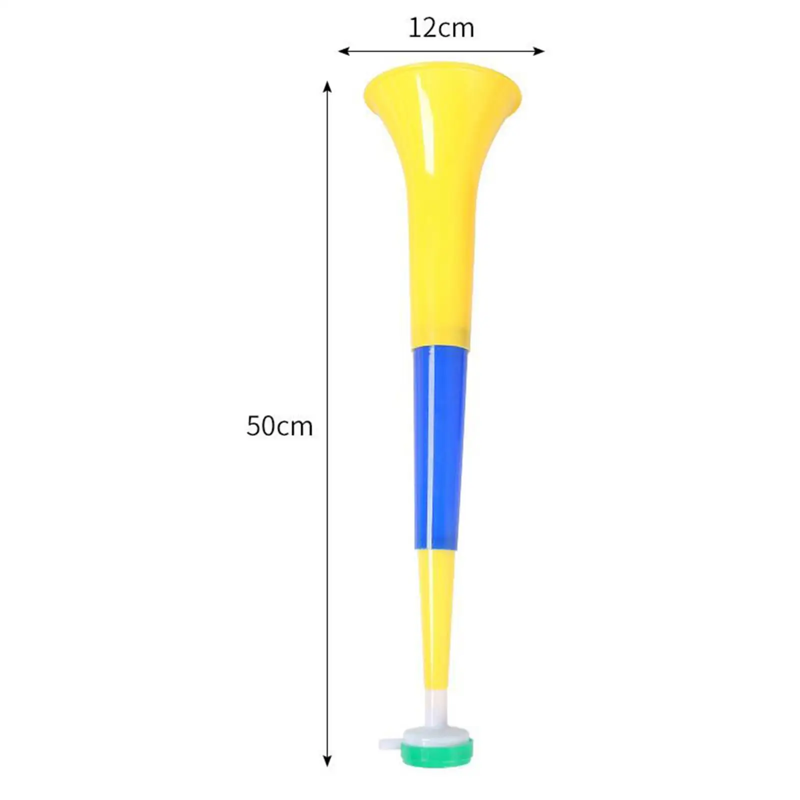Plastic Horn Football Noise Makers 3x Stadium Cheer Fan Trumpet Noise Maker Toy for Party Carnival Sports