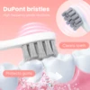 Sejoy Electric Toothbrush rechargeable With 8pcs Replacement Head Tooth Brush 6 Modes Clean Whitening Sonic Timer Toothbrush 2