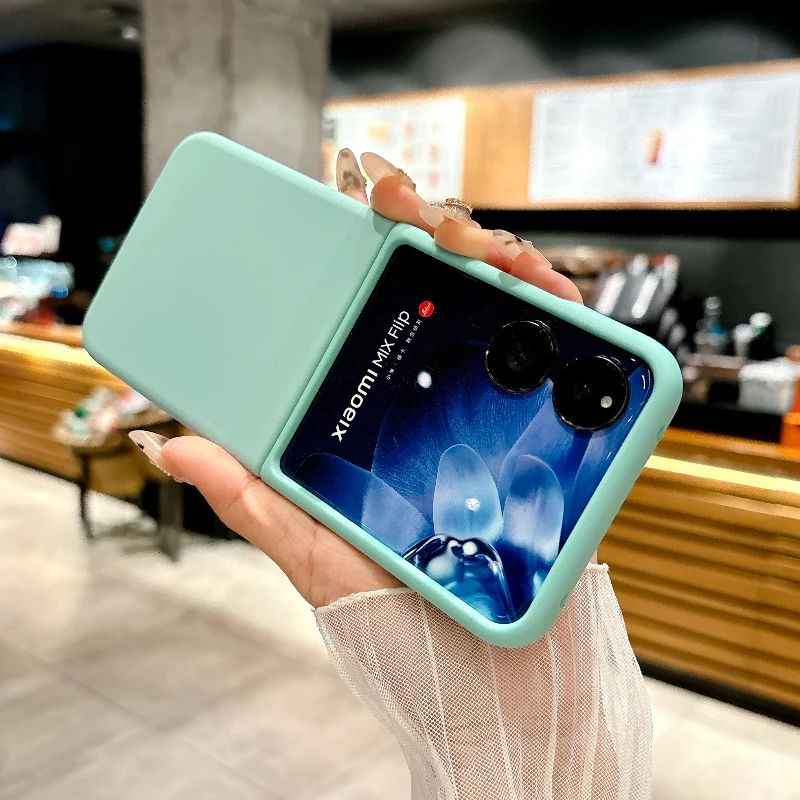 Solid Color Liquid Silicone Shockproof Case for Big Screen – 2-Piece Fashion Set