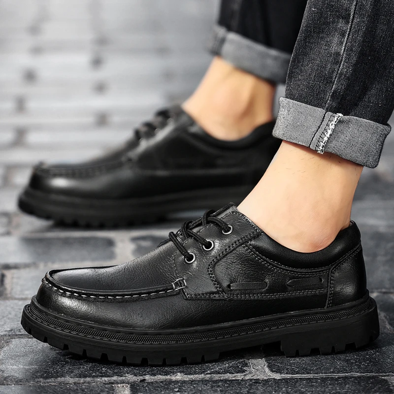 de cuero genuino con para hombre, calzado lujo, Oxford, clásico, informal, de negocios, cuero de vaca| | - AliExpress