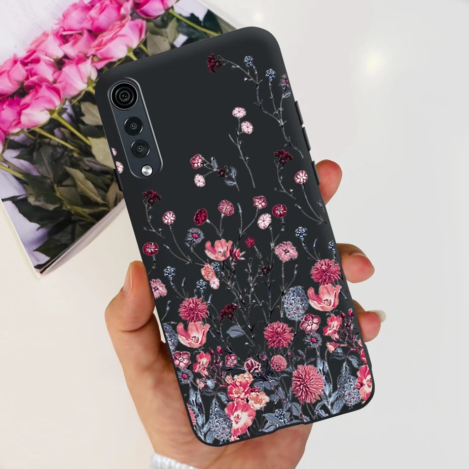 Stylish Painted Silicone Soft Phone Case - 6.8'' Bumper Cover, Compatible with LG Velvet 5G