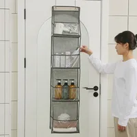 Multi-functional Fabric Hanging Bag for Behind the Door Multi-layer Storage Hanging Bag Miscellaneous Organizer Storage Hanging 2