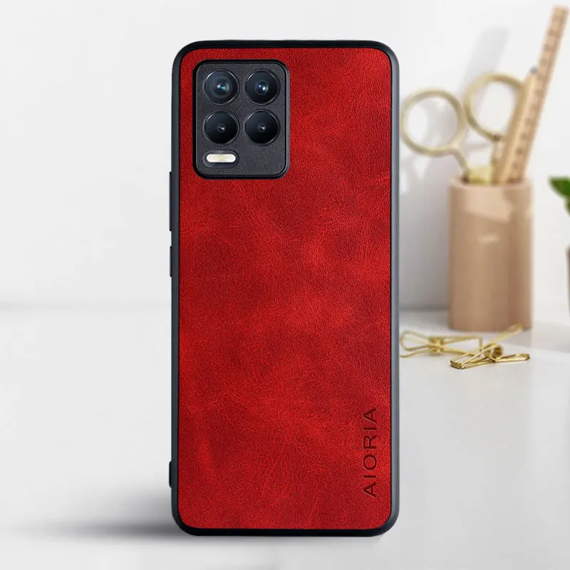 Luxury Vintage Leather Skin Phone Case Cover
