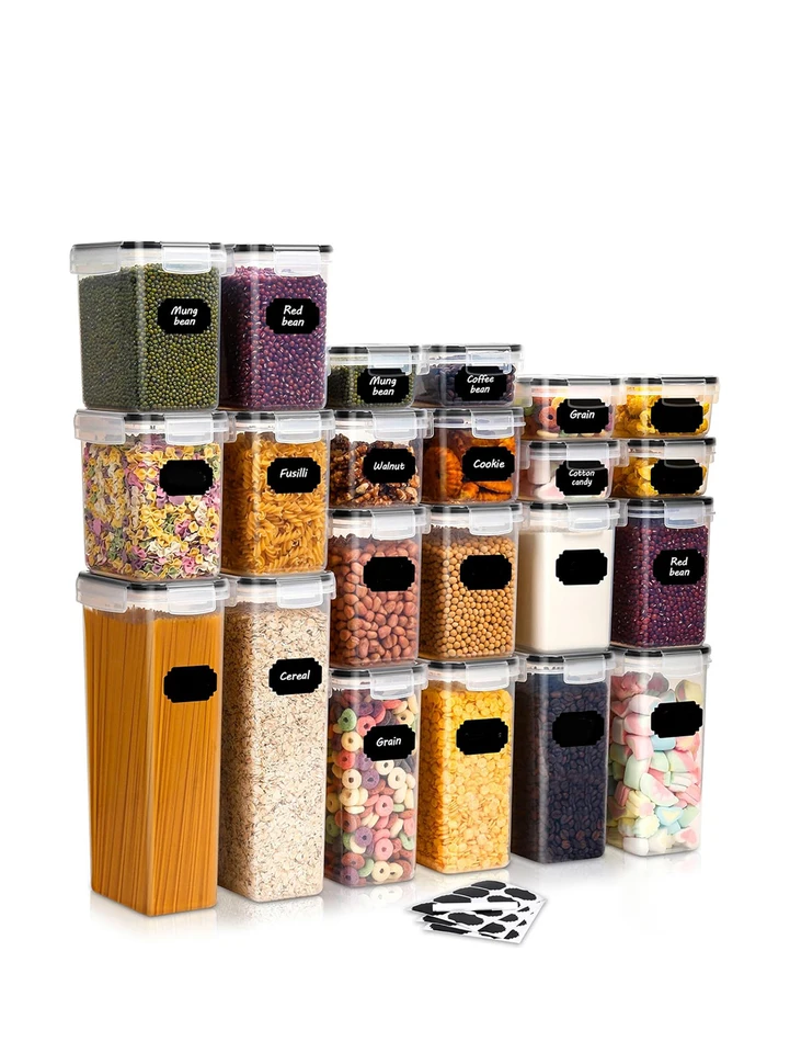 3 Piece Food Storage Containers with Lids