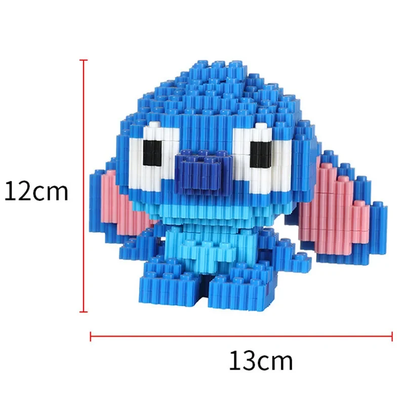 thumbnail image 1 of Bloques de construcción Sonic The Hedgehog, figura de Anime de Disney Angel Stitch, Hello Kitty, imagen bonita, rompecabezas, juguete de ensamblaje, venta al por mayor, 1 of 4