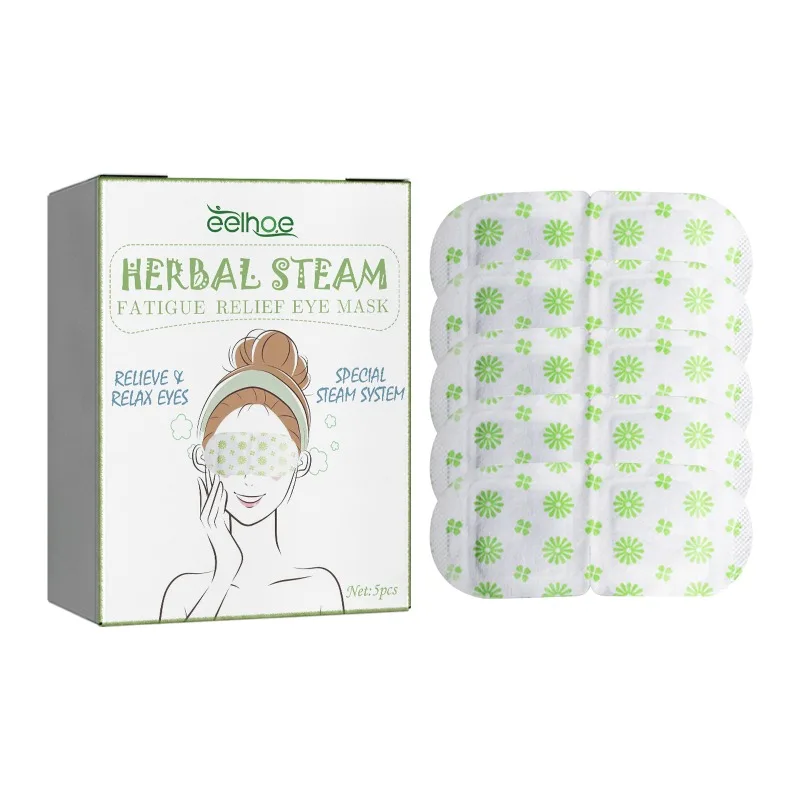 Herbal Steam Fatigue Relieving Facial Mask Hot Compress Eye Protective Eye Mask Relieves Fatigue Discomfort Essence