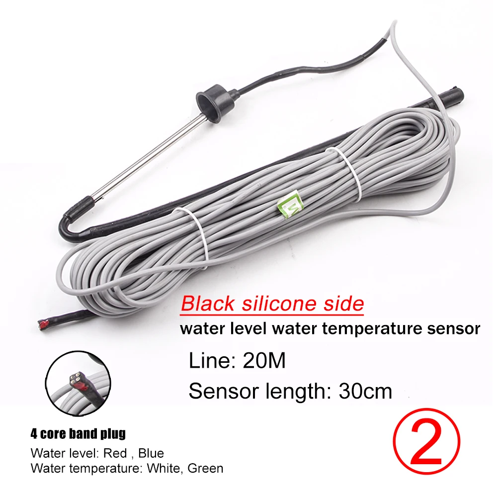 Universal Solar water heater accessories control long wires instrument 2 and 4-core water level temperature sensor probe