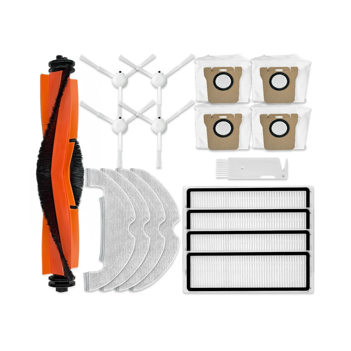 

For Xiaomi Robot Vacuum X10 Replacement Spare Parts Accessories Main Side Brush Hepa Filter Mop Cloth Dust Bag
