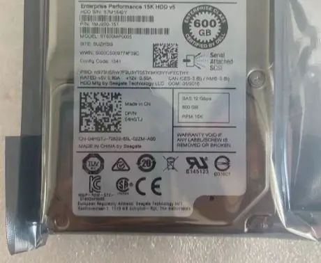 For ST600MP0005 04HGTJ 600GB SAS 15K 12Gb V5 Server Hard Disk