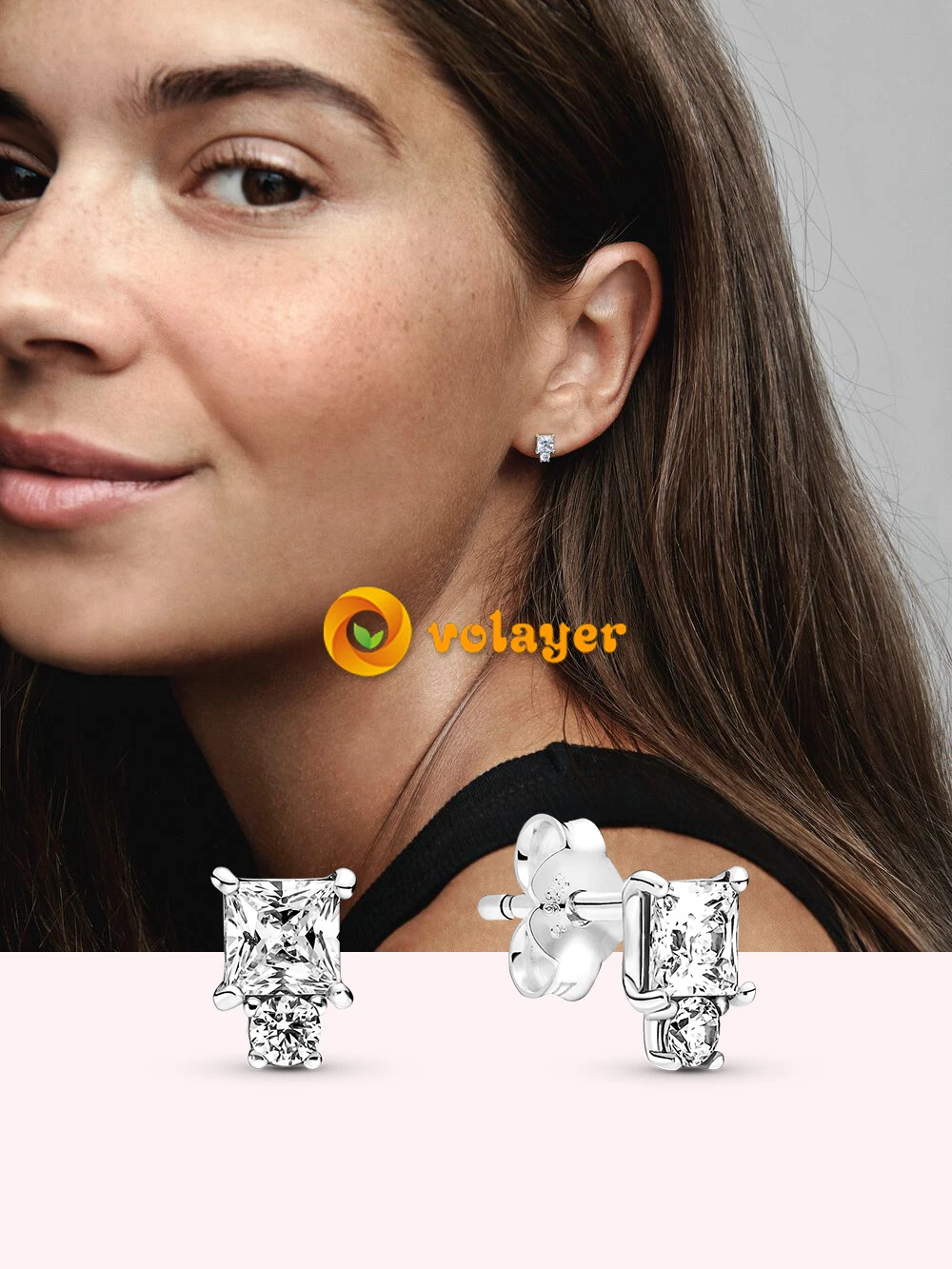 bracelet 2022 New Earrings Volayer 925 Silver Family Tree Angel Wing Daisy Heart Pansy Butterfly Stud Earrings Women Hoop Earrings wedding rings for women