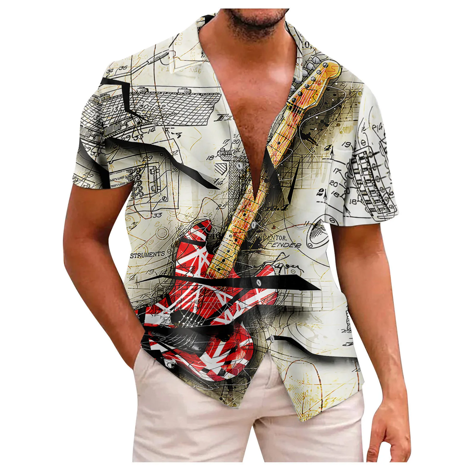 

Vintage Hawaii Anime Shirt For Men Summer 2023 Elegant Shirts For Men Designer Short Sleeve Beach Shirts camisas de hombre
