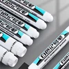 6pc White Acrylic Marker Paint Pen，0.7mm 1.0mm 2.5mm Nib， Maker Pen for Wool Canva Tire Glass Rock Metal, Art Supplies 4
