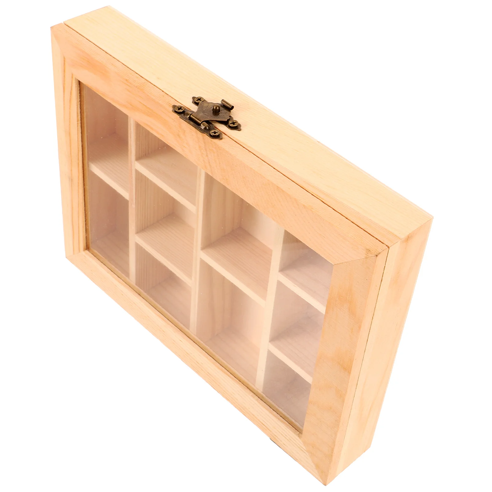 Drawer Desk Organizer Tray Compartment Jewelry Box Storage Unfinished Wood Child