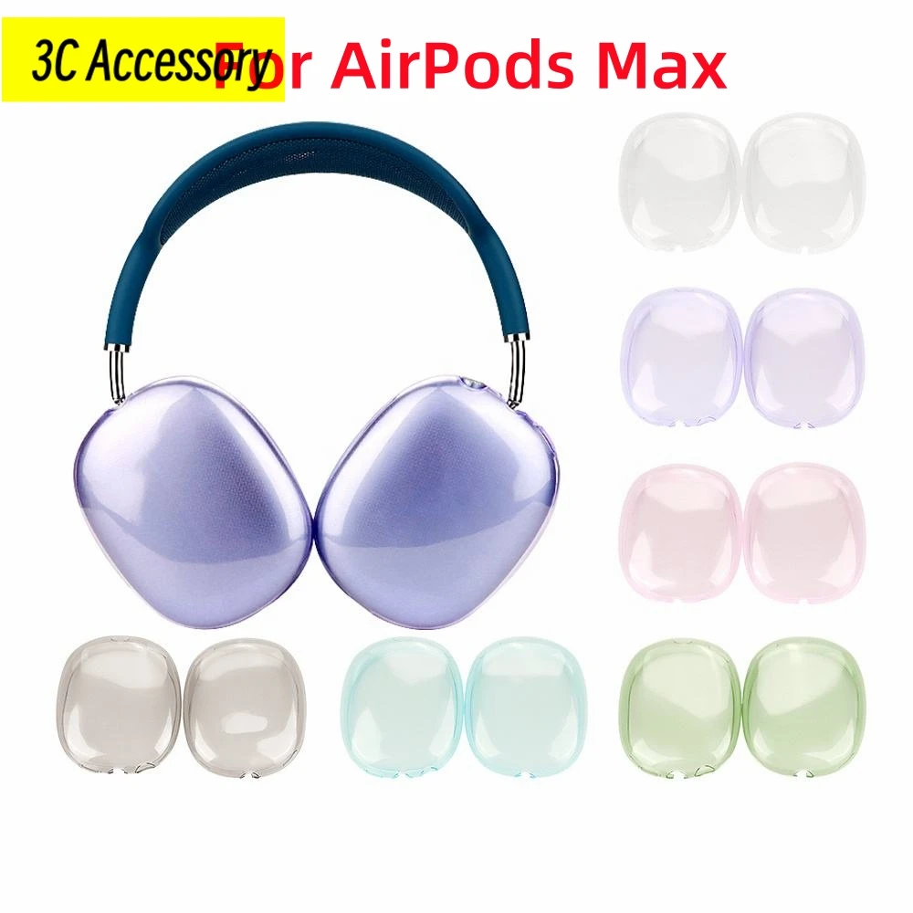Per Apple Airpods Max Tpu Soft Shell Cover Per Auricolari In Silicone Custodia Per Custodia Head Beam Sleeve Buds Case Airpod Max Accessori