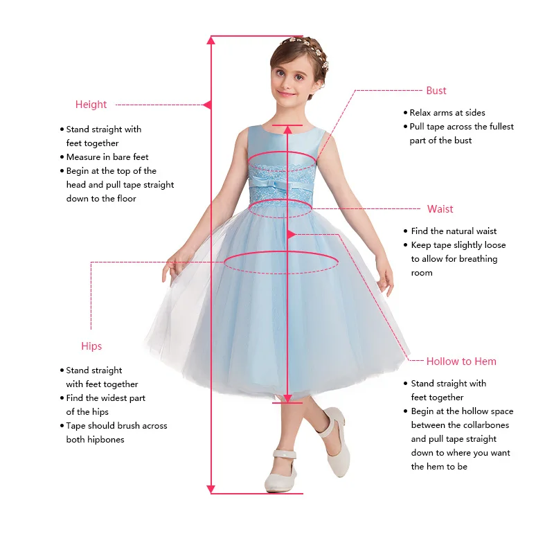 Flower Girl Dresses OIMG Pink A Line Half Sleeves O Neck With Beads Gown Wedding Party Dress Princess Birthday Dress Customized