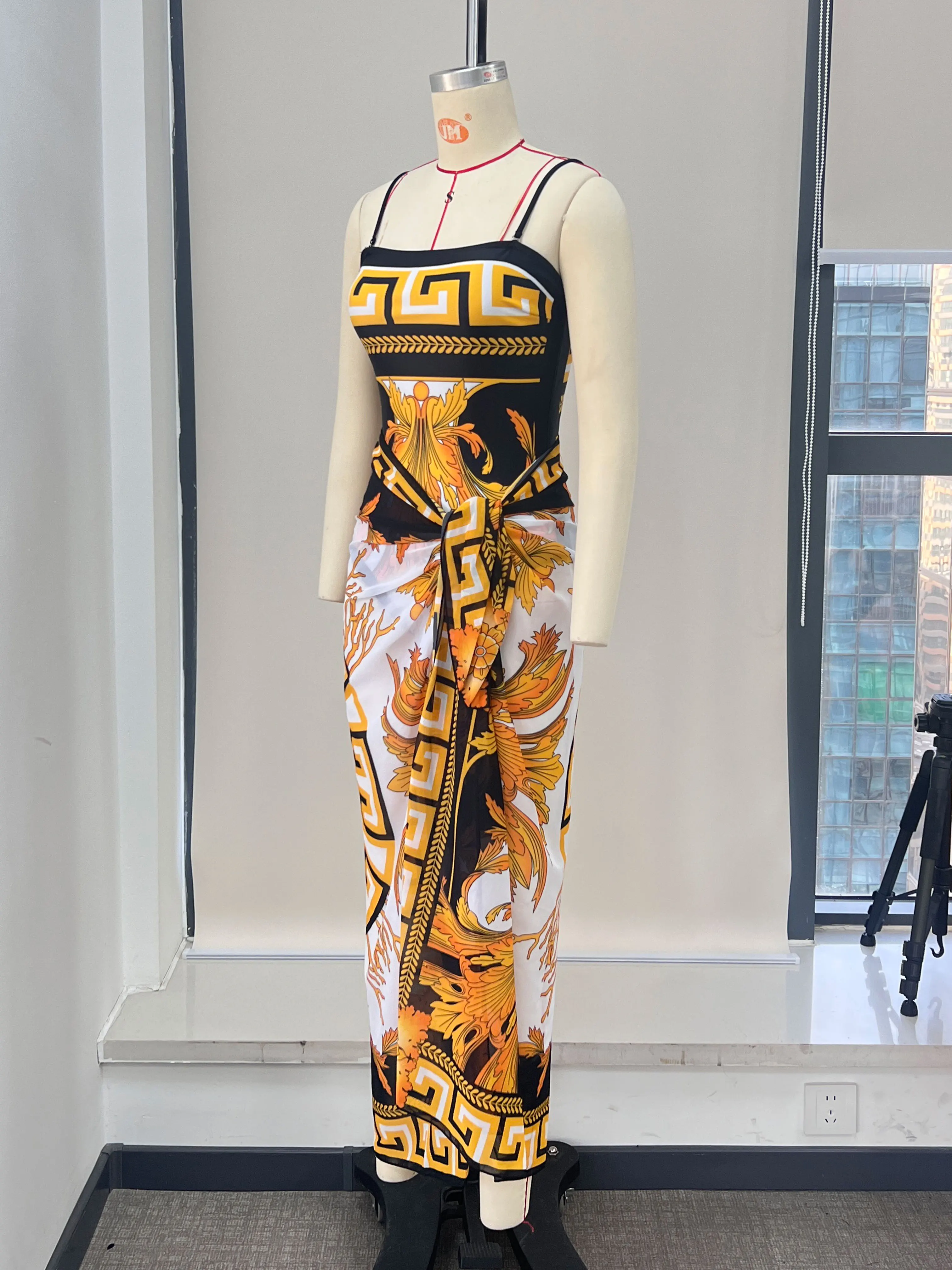 2025 New Arrival Push Up Women Bikini Set Floral Printed Ruffle Bikinis Strappy Bandage Swimwear Brazilian Biquini Bathing Suit 3