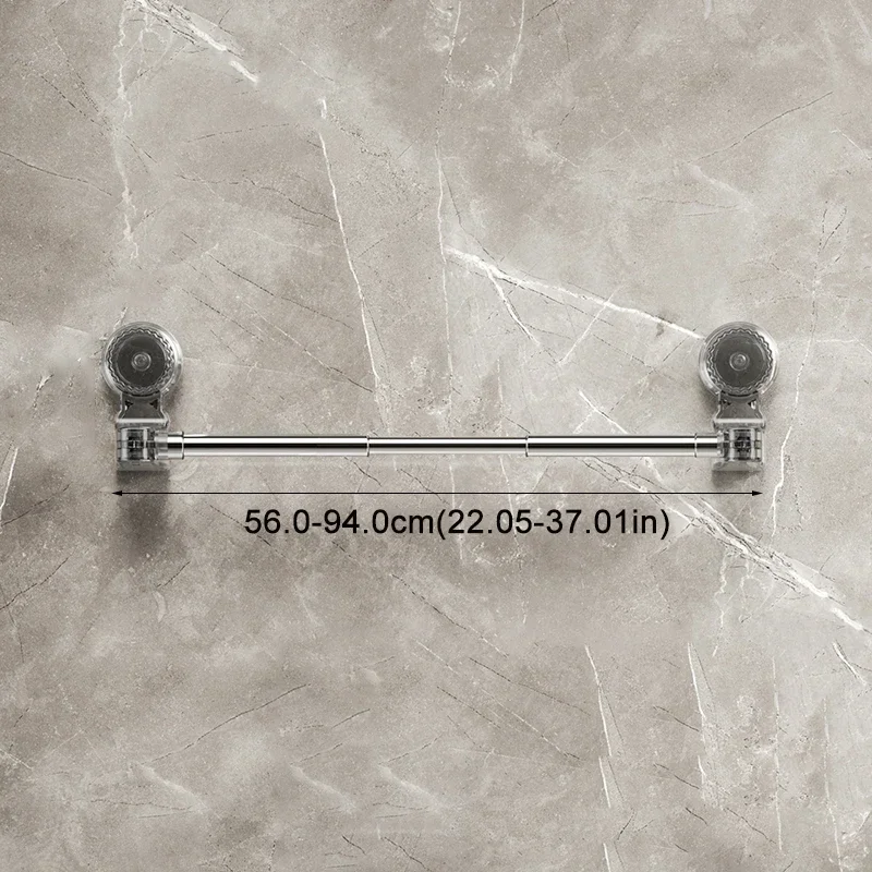 Suction cup towel rack towel bar toilet vacuum suction cup bathroom seamless non-perforated single rod retractable no-drill shoe rack