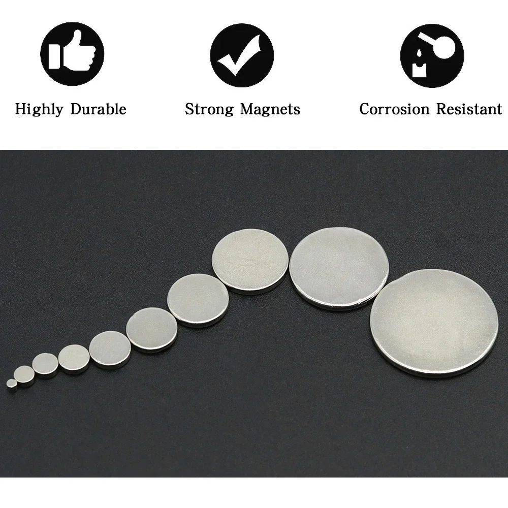 Super Strong Neodymium Round Magnets - Powerful Permanent Magnet
