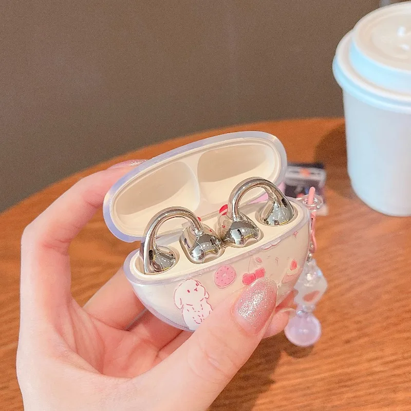 Cute Cartoon Flower Silicone Earphone Case Cover Accessory Box