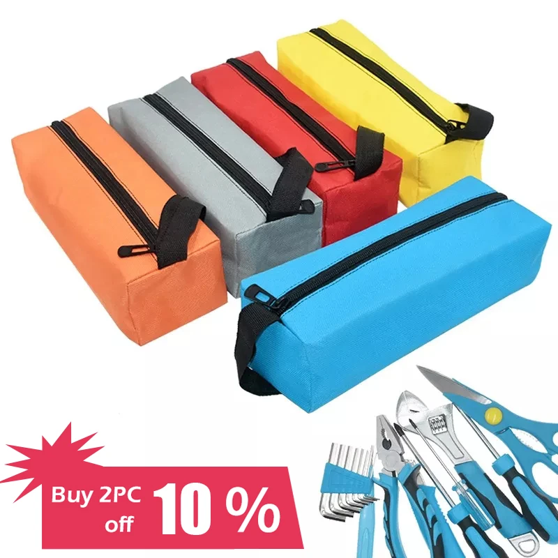 top tool chest 1pc Hand Tool Bag Small Screws Nails Drill Bit Metal Parts Tools Bags Waterproof Canvas Instrument Case Organizer cheap tool chest