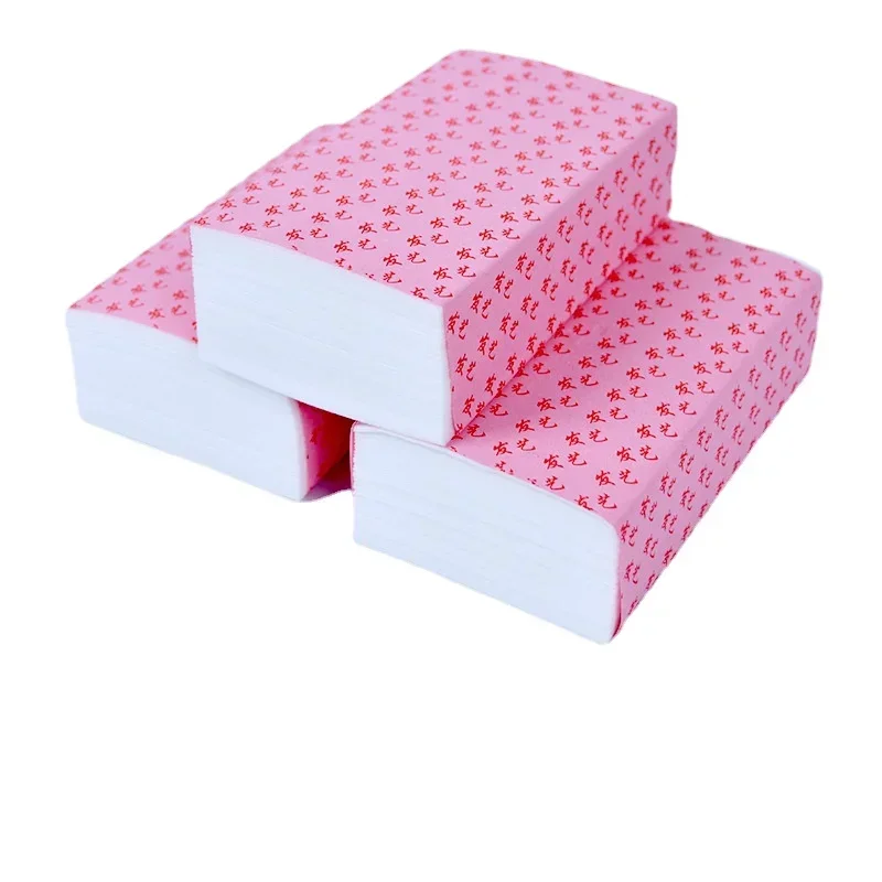 Disposable perm paper 120pcs/pack Pro Salon Hair Dye Paper recycleable separating stain dyeing color salon highlight tissue hairdresser tool