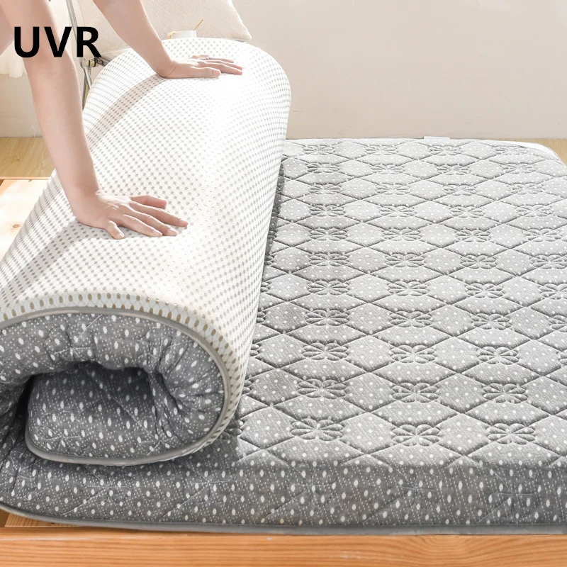 

UVR No Collapse Natural Latex Mattress Thickening Dormitory Breathable Tatami Bedroom Hotel Foldable Double Bed Full Size