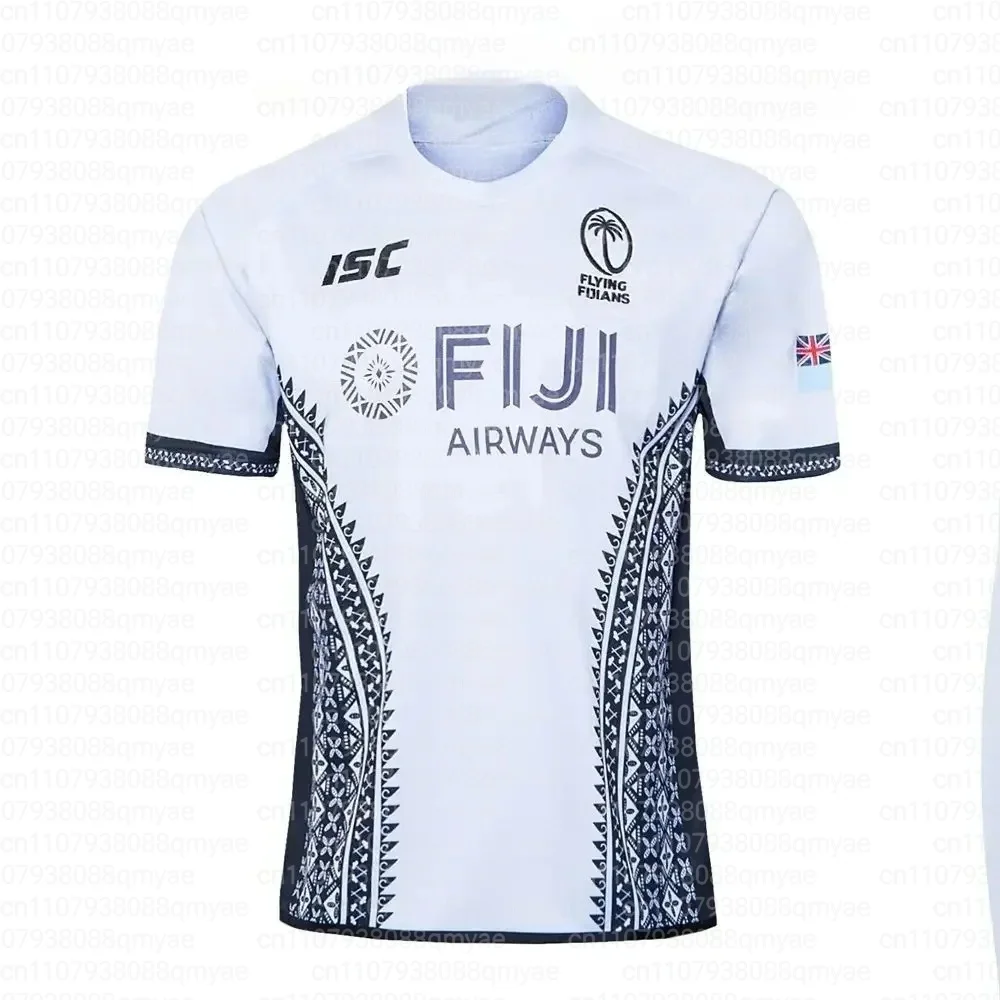 2026 Neues Fidschi Rugby Trikot in Übergröße für Herren, Atmungsaktives Sommer-Outdoor-T-Shirt mit 3D-Druck, Schnelltrocknend, Casual Fitness-Shirt, Familien-Partnerlook – Detail 8