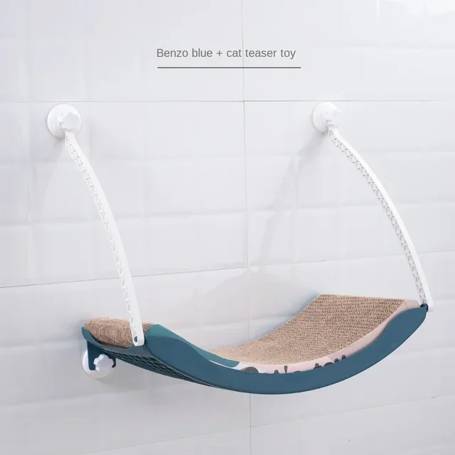 Cat Hammock Bed Comfortable Removable Arctic Fleece Sunbathe Cushion with Suction Cup for Balcony Windows Cats Hanging Beds 5