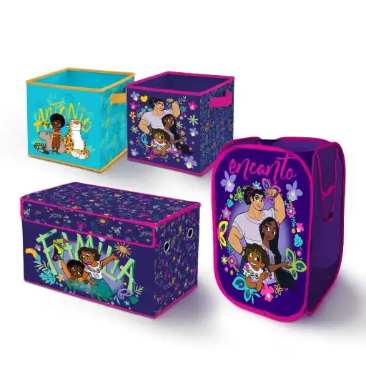

Purple Polyester 4 Piece Storage Bundle Set for Children's Room Décor