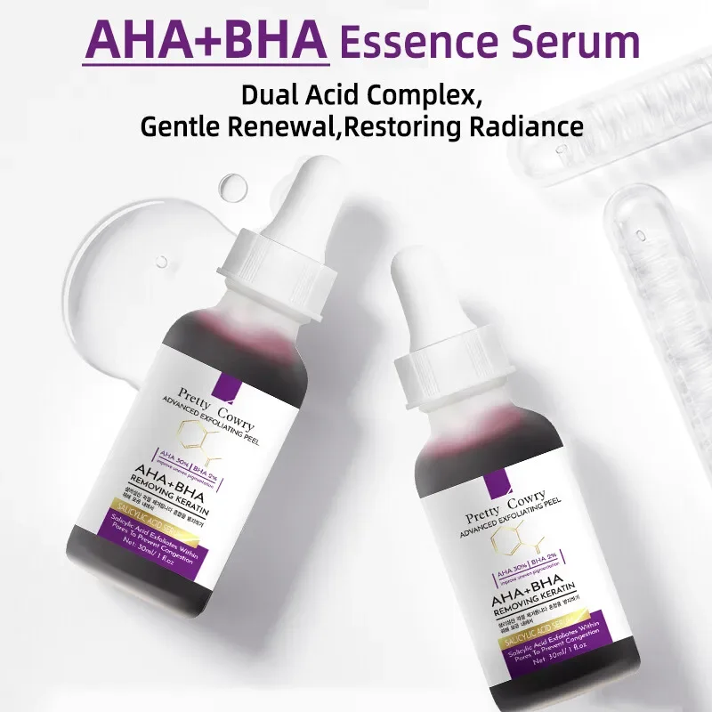 AHA 30% + BHA 2% Exfoliating Face Peel Serum – Gentle Chemical Exfoliator for Dark Spots, Pore Minimizing & Skin Renewal 2