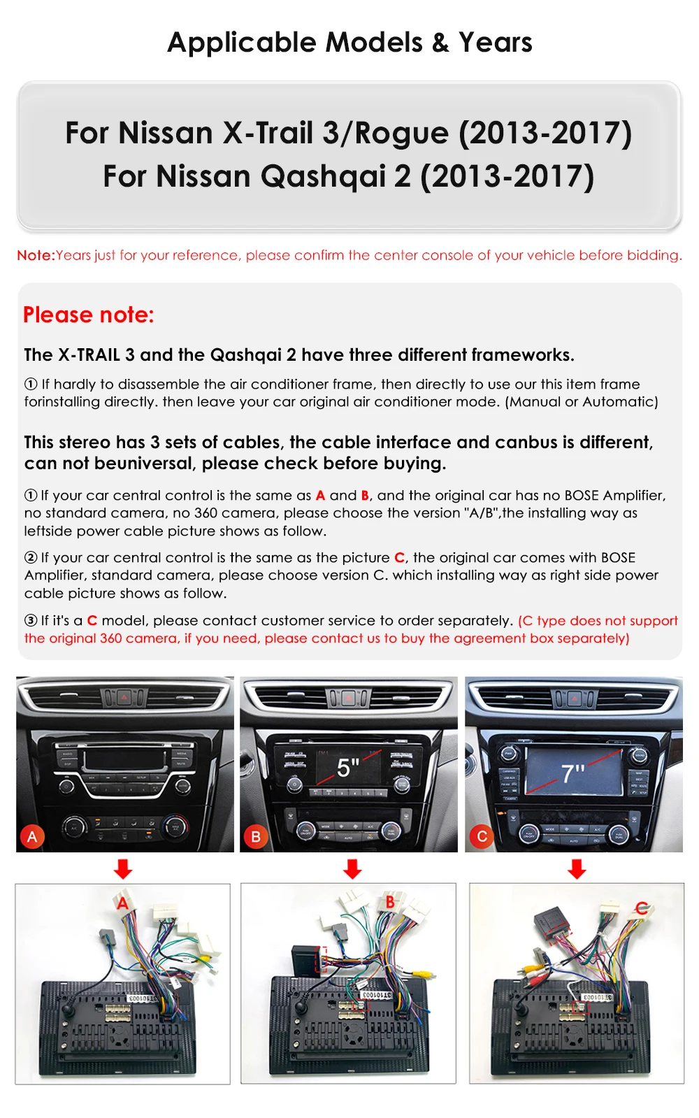 Hizpo 8Core Android 14 Autoradio für Nissan Qashqai J11 X-Trail 3 T32 2013-2017 CarPlay GPS DSP 4G BT von Qualcomm Snapdragon6115 – Detail 3