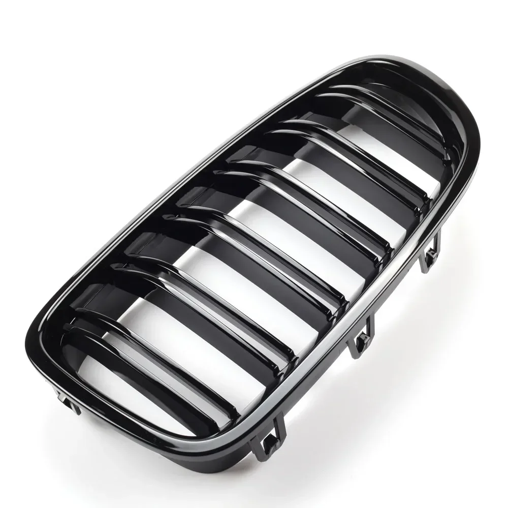 Front Bumper Kidney Grill Dual Slats Racing Grill For BMW 5 Series F10 F11 520i 528i 535i 530i 550i 2010-2017 Replac