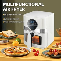 Household Multifunctional Air Fryer 6L Intelligent Oil-free Visualization Electric Frying Oven 1