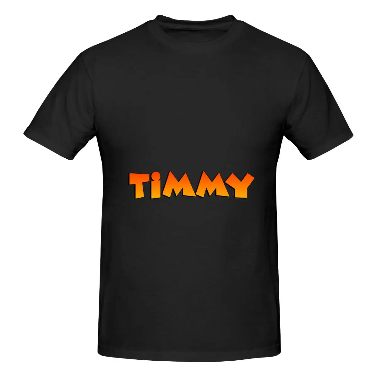 

High Quality 100% Cotton Timmy Logo Men's Basic Short Sleeve T-Shirt