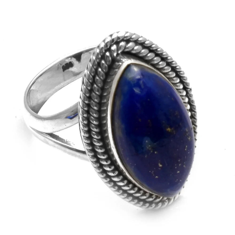 

Оригинальное кольцо Lapis Lazuri 925 пробы Серебряное, размер: 6,25, AR5547