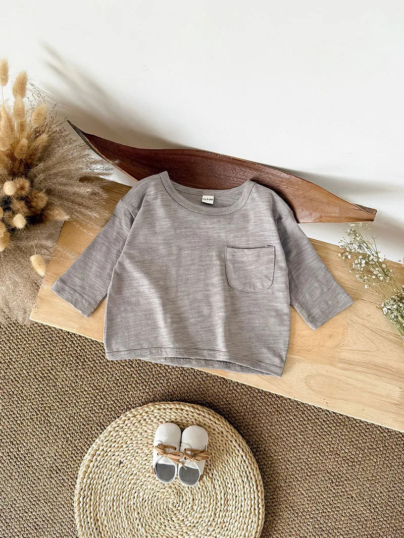 Cotton Baby Girl Long Sleeved Shirt for Autumn