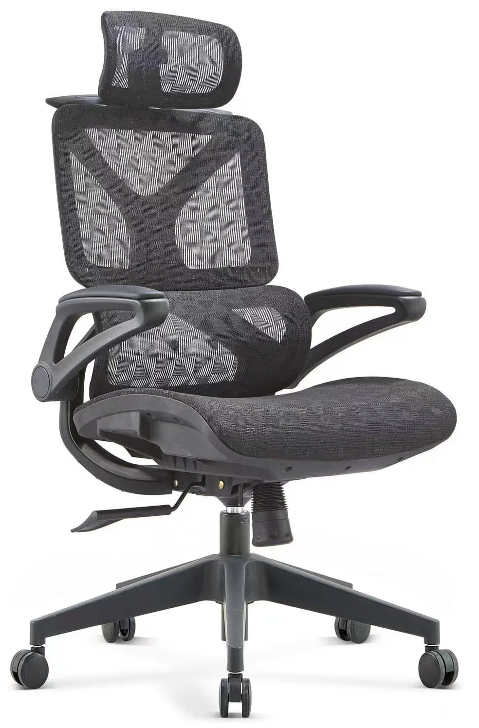Cadeira de escritório simples moderna, longo sentado, reclinável chefe cadeira, ergonômico, uso doméstico, pausa para o almoço